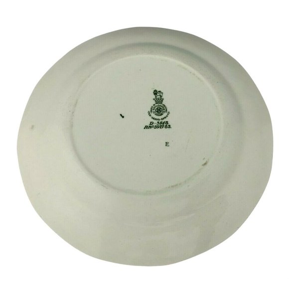 Royal Doulton Old Leeds Sprays 3 Bread & Butter Plates Green Backstamp 6.5" - Picture 7 of 10